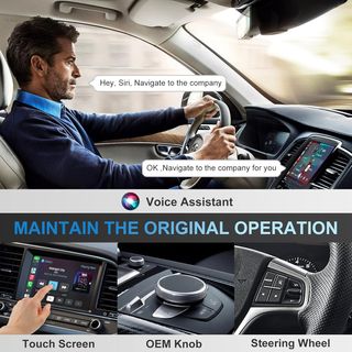 MSXTTTLY Adaptador Inalámbrico Carplay para Coche