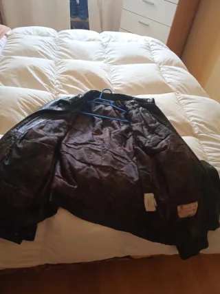 Cazadora de cuero hombre 100% piel