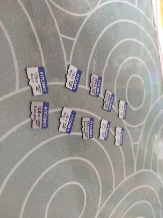 10 Tarjetas Micro SD 128GB FITCAMX