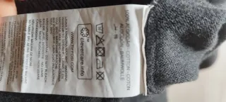 Jersey de hombre TIFFOSI gris talla S algodón 100%