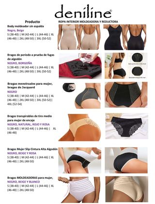 Lote 10 Bragas Mujer Tallas Surtidas