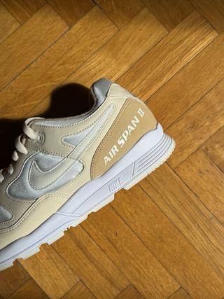 Zapatillas Nike Air Span II Beige/Blanco