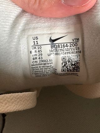 Zapatillas Nike Air Span II Beige/Blanco