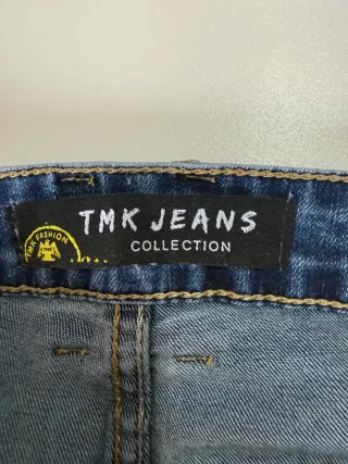 Jeans denim uomo blu