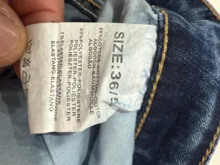 Jeans denim uomo blu