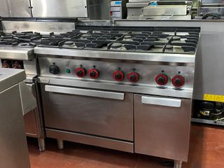 Cocina Industrial 6 Fuegos con Horno