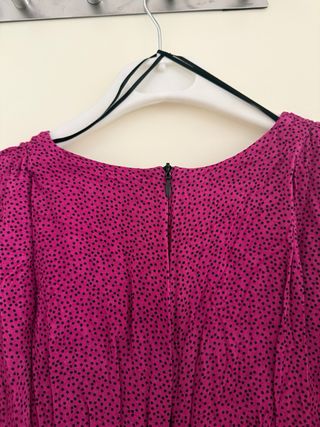 Vestido Zara lunares rosa