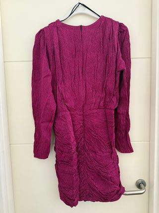 Vestido Zara lunares rosa
