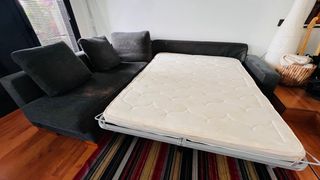 Sofá Cama Gris oscuro azulado