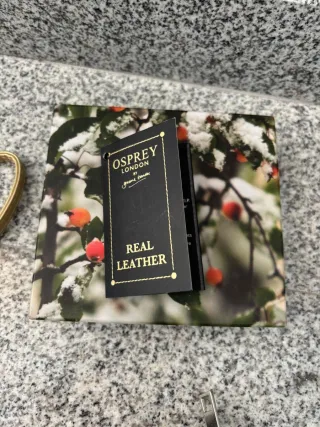 Osprey London Monedero Negro Piel