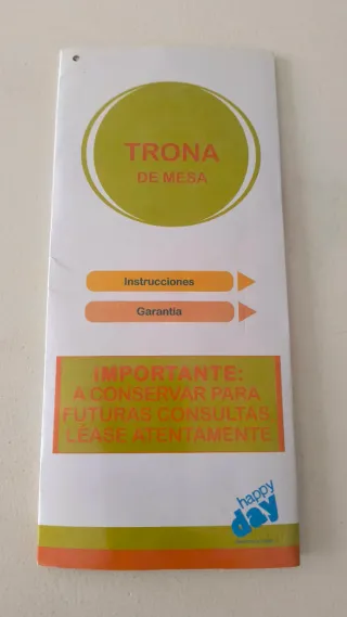 Trona portátil para bebé con diseño de tortuga