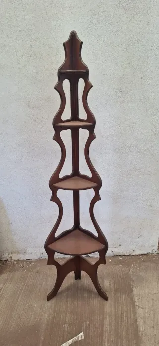 Estantería Esquinera Antigua Madera