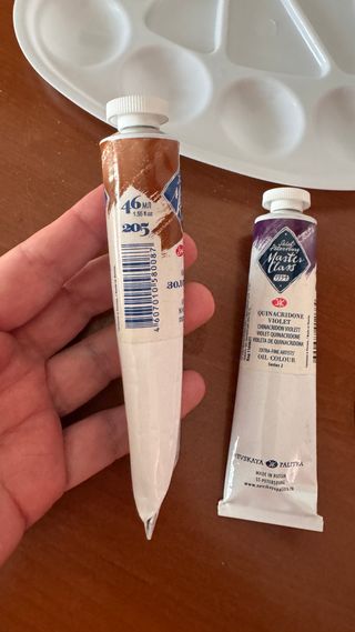 Set de pintura Óleo profesional, Paleta y Círculo