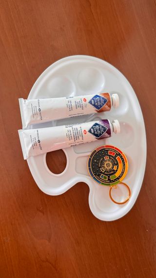 Set de pintura Óleo profesional, Paleta y Círculo