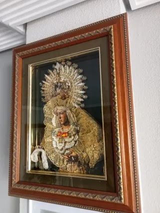 Cuadro virgen Macarena Tridimensional