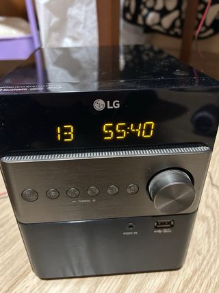 Cadena Hifi Mini LG Negra