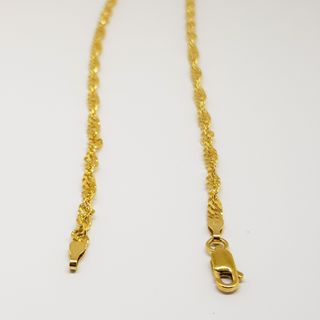 Cadena Oro 18K Singapur