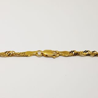 Cadena Oro 18K Singapur
