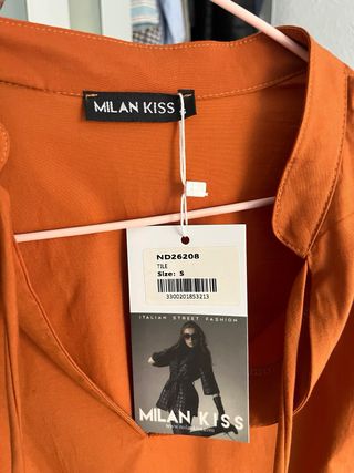 Vestido Boho Chic Naranja Talla S/36