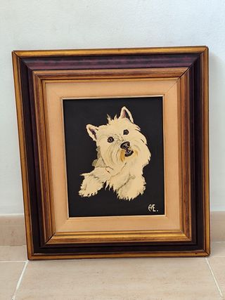Cuadro Westie Clásico