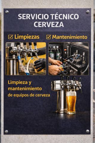 mantenimiento y reparación de equipos de cerveza