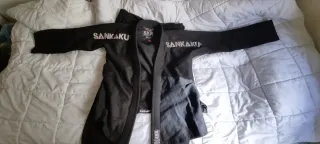 Kimono BJJ Sankaku Negro Talla A1