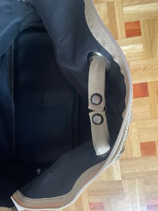 Bolsa de viaje Salvador Bachiller beige y marrón