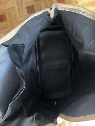 Bolsa de viaje Salvador Bachiller beige y marrón