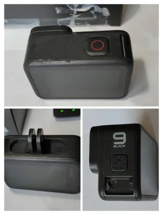 GoPro Hero 9 + Max Lens Mod + Batterie