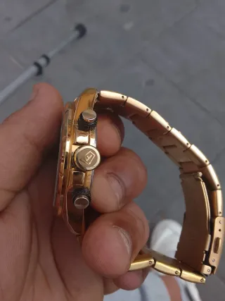 Reloj Festina Cronógrafo Dorado y Verde