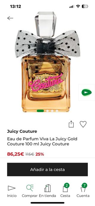 Perfume Viva La Juicy Gold Couture 100ml