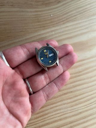 Reloj Seiko 5 Automático Vintage Azul