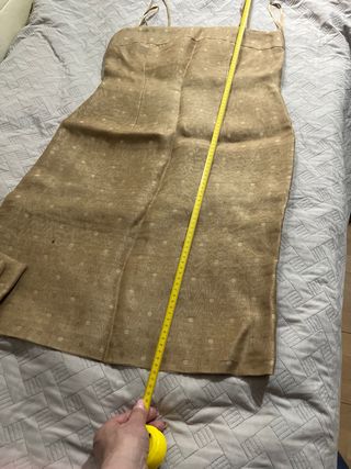 Conjunto PRONOVIAS Vestido y Chaqueta Beige