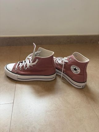 Converse Altas Rosa Talla 39