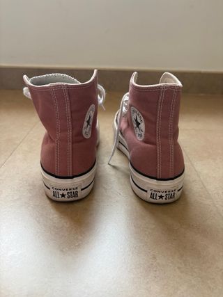 Converse Altas Rosa Talla 39