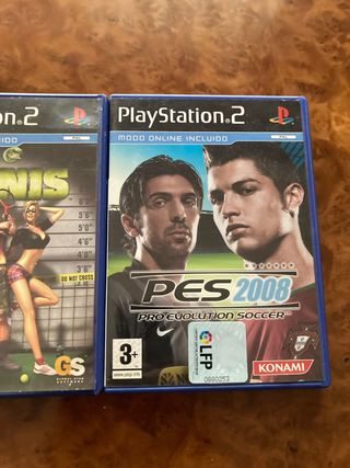 Videojuegos PS2: The Warriors, Outlaw Tennis, PES