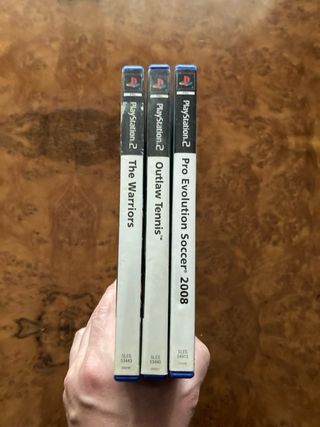 Videojuegos PS2: The Warriors, Outlaw Tennis, PES