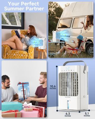 Enfriador de Aire Multifuncional 4 en 1