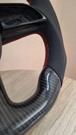 Volante Fibra Carbono Audi
