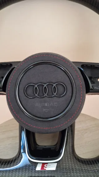 Volante Fibra Carbono Audi
