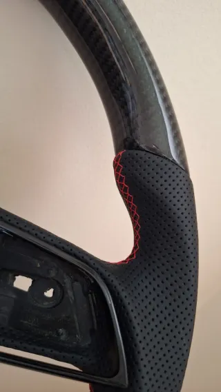 Volante Fibra Carbono Audi