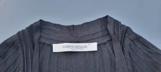 Chaqueta Larga Marina Rinaldi Negra
