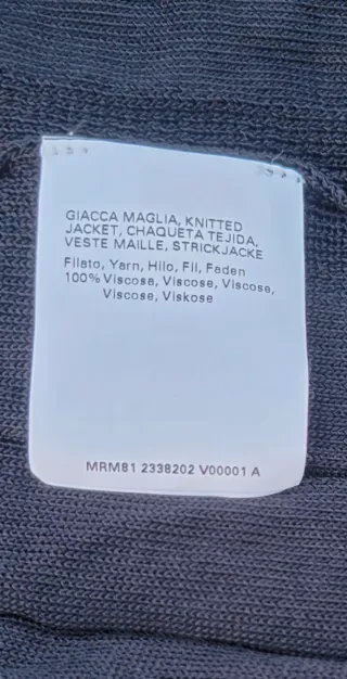 Chaqueta Larga Marina Rinaldi Negra