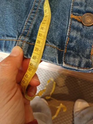 Falda vaquera con botones