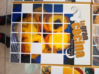 Colección de 9 libros de recetas de cocinas.