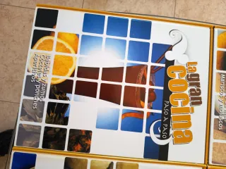 Colección de 9 libros de recetas de cocinas.