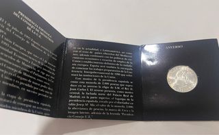 Moneda 2000 ptas 1995 Plata Presidencia Española