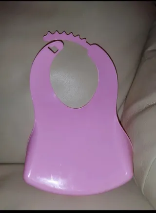 Bavaglino IKEA MATA rana rosa