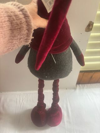 Gnomo decorativo o fermaporta in tessuto