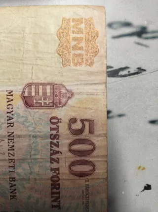 Lote de dos billetes Antiguos Hungría 500 y 200